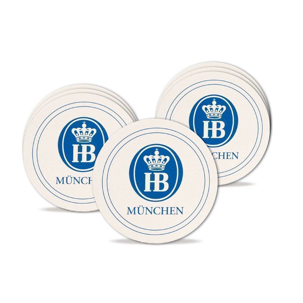 6 Hofbrauhaus Munich Brewery Beer Coasters